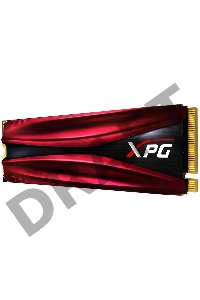 Накопитель SSD M.2 ADATA 256Gb XPG S11 Pro <AGAMMIXS11P-256GT-C> (PCI-E 3.0 x4, up to 3500/1200Mbs, 290000 IOPs, 3D TLC, NVMe 1.3, 22x80mm, радиатор)