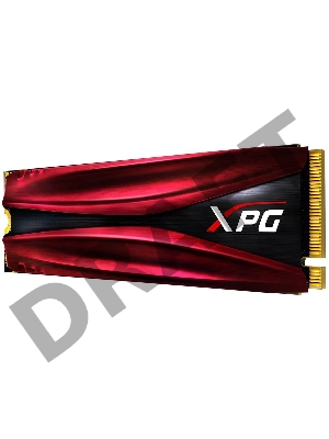 Накопитель SSD M.2 ADATA 256Gb XPG S11 Pro <AGAMMIXS11P-256GT-C> (PCI-E 3.0 x4, up to 3500/1200Mbs, 290000 IOPs, 3D TLC, NVMe 1.3, 22x80mm, радиатор)