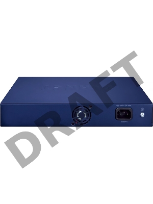 Коммутатор PLANET GSD-2022P 16-Port 10/100/1000T 802.3at PoE + 2-Port 10/100/1000T + 2-Port 1000X SFP Unmanaged Gigabit Ethernet Switch (185W PoE Budget, Standard/VLAN/Extend mode, supports PD alive check, desktop size with rackmount kit)