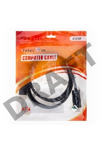 Кабель-переходник DisplayPort M-> HDMI M 4K@30Hz 1.8m Telecom [TA811-1.8M)