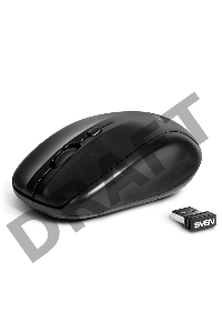 Мышь SVEN RX-305 Wireless черная  (RTL) USB 3btn+Roll