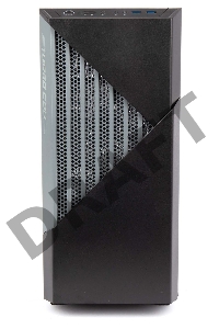 Корпус Hiper CC BG черный без БП ATX 2x120mm 1x140mm 2xUSB3.0 audio bott PSU