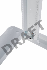 Стойка двухрамная ЦМО СТК-С-45.2.1000 45U 560ммX1280мм направл.закл.гайки 480кг серый