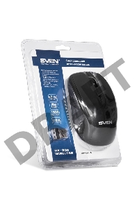 Мышь SVEN RX-305 Wireless черная  (RTL) USB 3btn+Roll