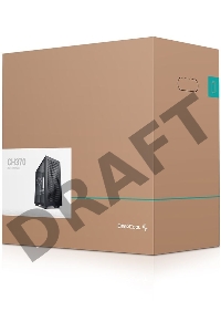 Корпус Deepcool CH370 черный без БП mATX 1x120mm 1xUSB2.0 1xUSB3.0 audio bott PSU