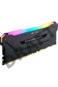 Память оперативная Corsair DDR4, 3600MHz 32GB 4x8GB DIMM, Unbuffered, 18-22-22-42, XMP 2.0, VENGEANCE RGB PRO Heatspreader, RGB LED, 1.35V