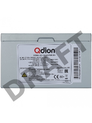 Блок питания 600Вт Power Supply FSP QDION ATX 600W, 120mm, 5xSATA, 2xPCI-E, APFC, 80+