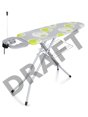 Доска гладильная DOGRULAR КАПИТОЛ ГРИ серый, чехол с тефлоновым покрытием (в уп. 2 шт)