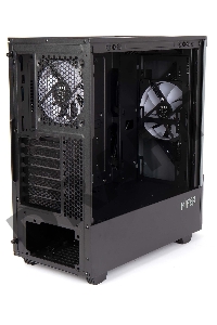 Корпус Hiper CC BG черный без БП ATX 2x120mm 1x140mm 2xUSB3.0 audio bott PSU