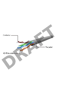 Патч-корд UTP Cablexpert PP12-1m кат.5e, 1м, литой, многожильный (розовый)