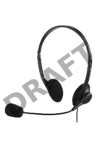 Гарнитура Oklick HS-M143VB черный 1.8м накладные оголовье