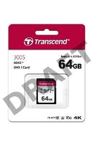 Флеш карта SD 64GB Transcend SDХC UHS-I U3