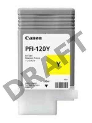 Картридж струйный Canon PFI-120 Y 2888C001 желтый (130мл) для Canon Canon imagePROGRAF TM-200/205