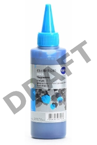 Чернила Cactus CS-I-EPT1282 голубой (100мл) Epson Stylus S22/SX125/SX420/SX425; Office BX305