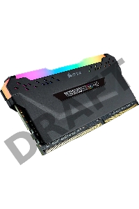 Память оперативная Corsair DDR4, 3600MHz 32GB 4x8GB DIMM, Unbuffered, 18-22-22-42, XMP 2.0, VENGEANCE RGB PRO Heatspreader, RGB LED, 1.35V