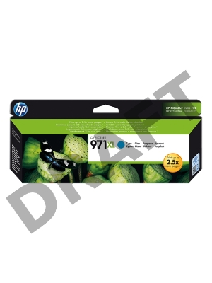 Картридж струйный HP №971XL CN626AE голубой для HP OJ Pro X476dw/X576dw/X451dw/X551dw (6600стр.)