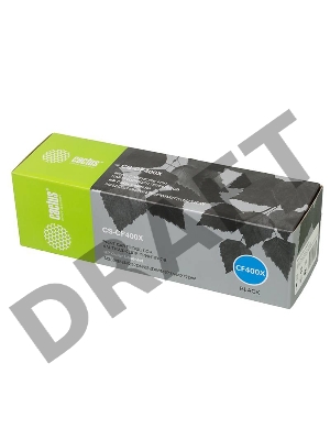 Тонер Картридж Cactus CS-CF400X черный для HP CLJ M252/252N/252DN/252DW/M277n/M277DW (2800стр.)