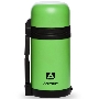 Арктика, 202-1000 зел пластик, Термос, универс 1,0л, пластиковое напыление Универсальная пробка, 1л, с ручкой + чашка, пластиковое напыление, холод/тепло 20ч