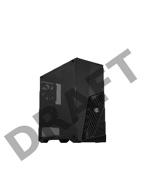 Корпус без БП Cooler Master MasterBox K501L, 1xUSB3.0, 1xUSB2.0, 1x120 Fan,  1x120 Red Led Fan, w/o PSU, Black, ATX