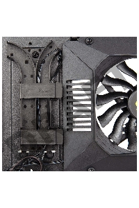 Корпус Hiper CC BG черный без БП ATX 2x120mm 1x140mm 2xUSB3.0 audio bott PSU