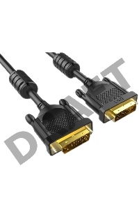 Кабель Aopen  DVI (24+1) M/M  1.8m, 2 фильтра Aopen/Qust <ACG442GD-1.8M>