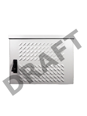 ЦМО Шкаф уличный всепогодный настен. 9U (600х500), передняя дверь вент. (ШТВ-Н-9.6.5-4ААА)