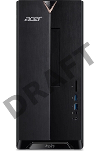 Компьютер  Acer Aspire TC-391 MT Ryzen 7 4700G (3.6) 16Gb SSD512Gb GTX1650 4Gb CR noOS GbitEth 180W черный
