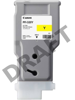 Картридж струйный Canon PFI-320 Y 2893C001 желтый (300мл) для Canon Canon imagePROGRAF TM-200/205