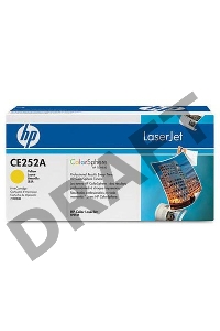 Тонер-картридж HP CE252A желтый для CLJ CM3530/CP3525 7000стр.