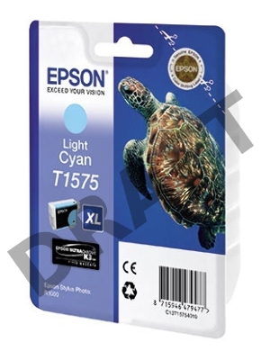 Картридж струйный Epson C13T15754010 светло-голубой для Epson St Ph R3000 (850стр.)