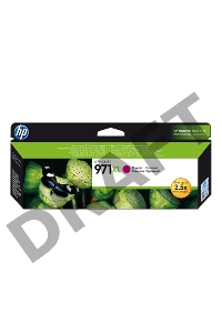 Картридж струйный HP 971XL CN627AE пурпурный для HP OJ Pro X476dw/X576dw/X451dw/X551dw (6600стр.)