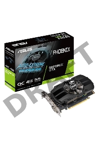 Видеокарта Asus PCI-E PH-GTX1650S-O4G nVidia GeForce GTX 1650SUPER 4096Mb 128bit GDDR6 1530/12002 DVIx1/HDMIx1/DPx1/HDCP Ret