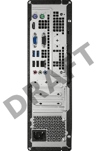 Компьютер ASUS D500SC-0G64050170 MT Intel Pentium G6405(4.1Ghz)/4096Mb/256PCISSDGb/noDVD/Int:Shared/war 1y/5.5kg/Black/DOS