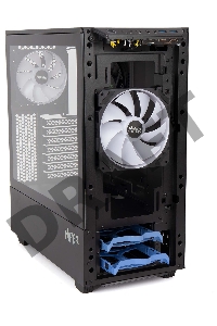 Корпус Hiper CC BG черный без БП ATX 2x120mm 1x140mm 2xUSB3.0 audio bott PSU