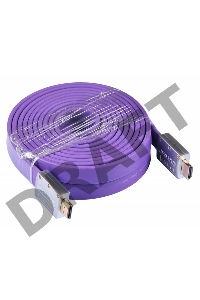 Кабель аудио-видео Buro HDMI (m)/HDMI (m) 5м. черный (HDMI 19M-19M V1.4 FL)