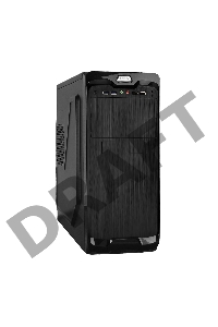 Корпус Miditower ExeGate EX287030RUS UN-604-UN600 (ATX, БП UN600 с вент. 12см, 2*USB+2*USB3.0, аудио, черный)