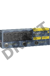 Клавиатура проводная  Defender Focus HB-470 RU USB (Черный) 123клавиши  (45470)