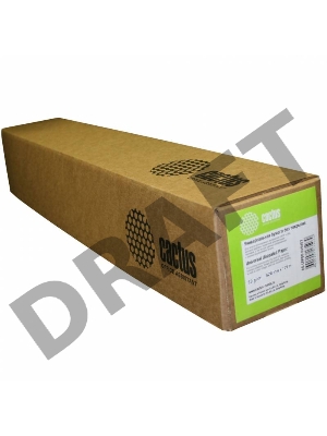 Универсальная инженерная бумага Cactus без покрытия А2 420ммх175м. 80 г/кв.м втулка 76,2мм (3”)