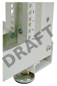 Стойка двухрамная ЦМО СТК-49.2 49U 620ммX800мм направл.закл.гайки 400кг серый