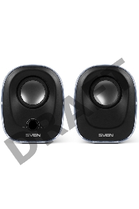 Колонки Sven 330 2.0 черный 5Вт