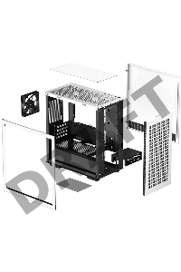 Корпус Deepcool CH370 белый без БП mATX 1x120mm 1xUSB2.0 1xUSB3.0 audio bott PSU