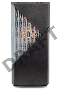 Корпус Hiper CC BG черный без БП ATX 2x120mm 1x140mm 2xUSB3.0 audio bott PSU