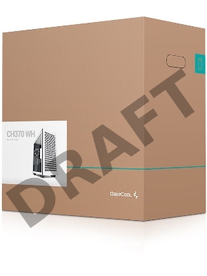 Корпус Deepcool CH370 белый без БП mATX 1x120mm 1xUSB2.0 1xUSB3.0 audio bott PSU