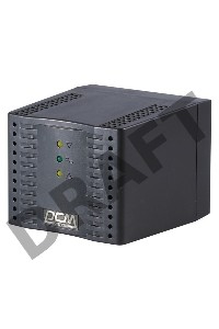 Стабилизатор напряжения Powercom Voltage Regulator, 3000VA, Black, Schuko