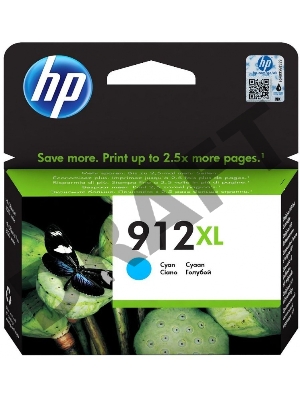 Картридж струйный HP 912 3YL81AE голубой (825стр.) для HP OfficeJet 801x/802x