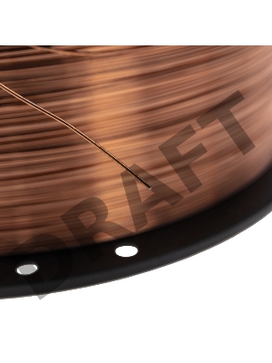 Сварочная проволока омедненная Св08Г2С-О (ER70S-6; SG2) 5 кг 1,0 мм D200 KRANZ