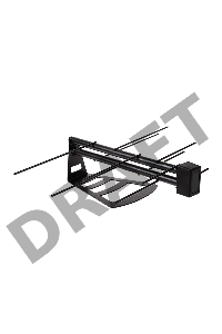 ТВ антенна комнатная для цифрового телевидения DVB-T2, RX-265 REXANT