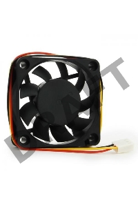 Вентилятор для корпуса Gembird, 60x60x15, втулка, 3 pin, провод 25 см