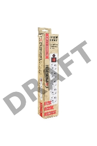 Сетевой фильтр Гарнизон ЕНLW-5 1.4 м 5 р белый