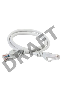 Коммутационный шнур (патч-корд), кат.5Е UTP, 3м, серый Коммутационный шнур (патч-корд), кат.5Е UTP, 3м, серый
